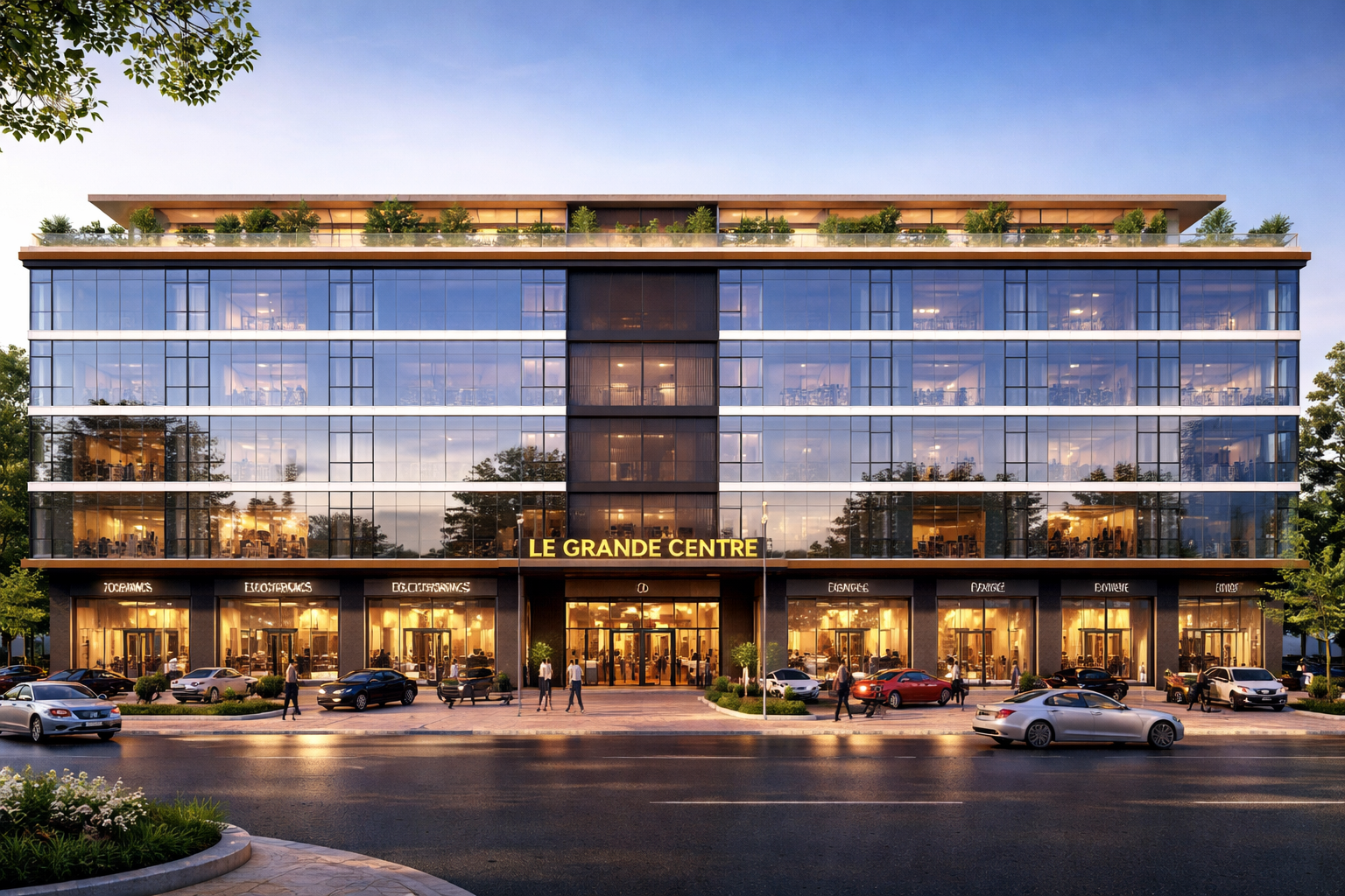 Góc nhìn dưới giữa